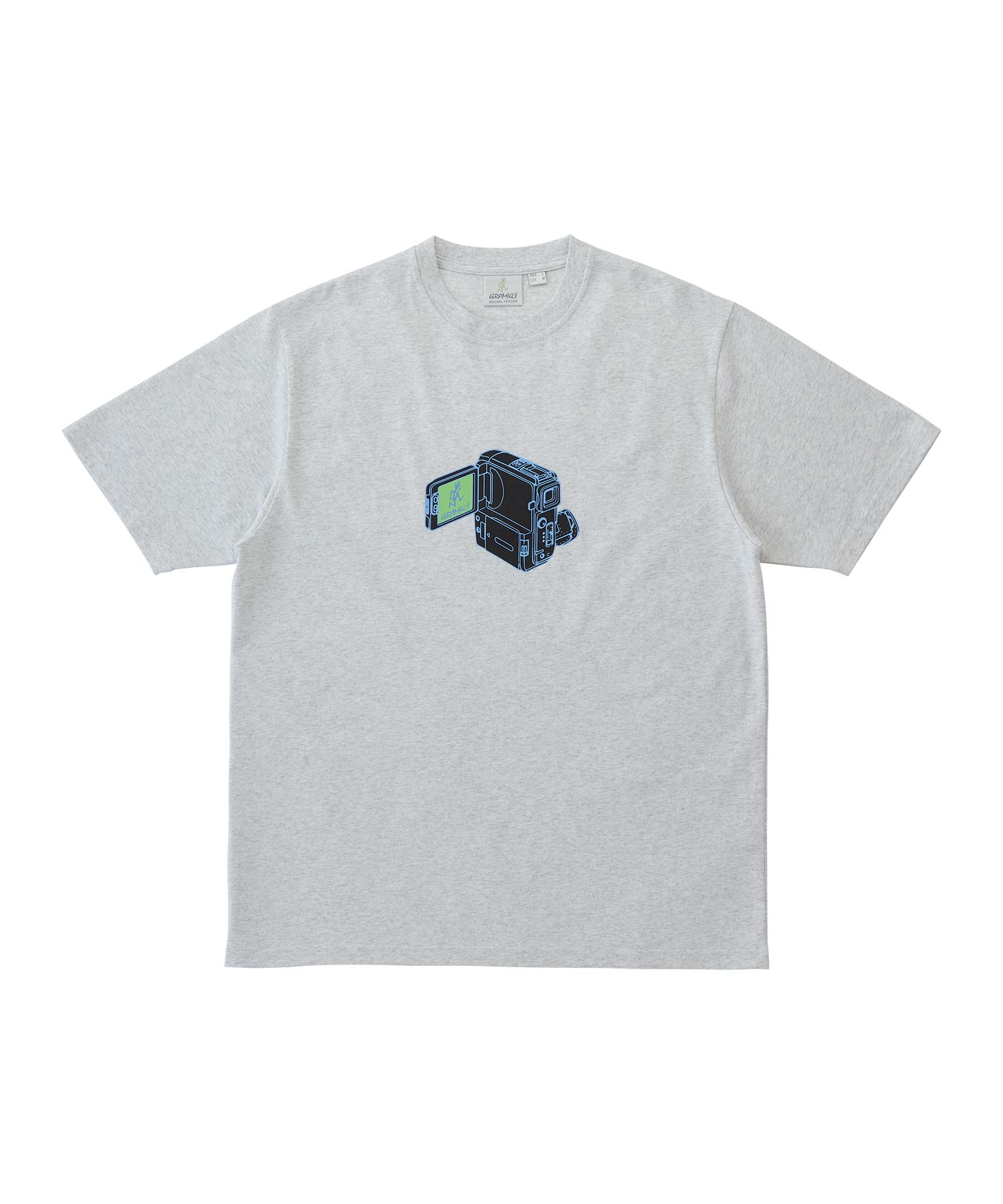 CAMCORDER TEE HEATHER ASH