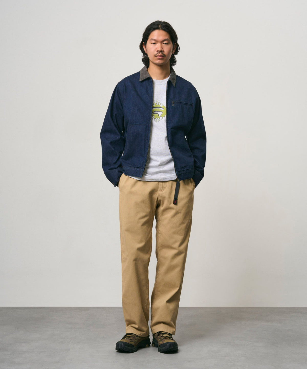 JAPANESE DENIM TRUCKER RINSED INDIGO