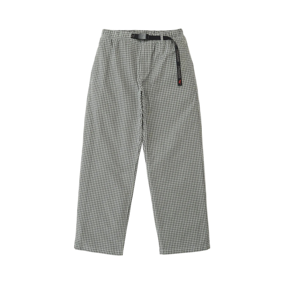DOBBY PLAID GRAMICCI PANT STRAIGHT FIT STONE