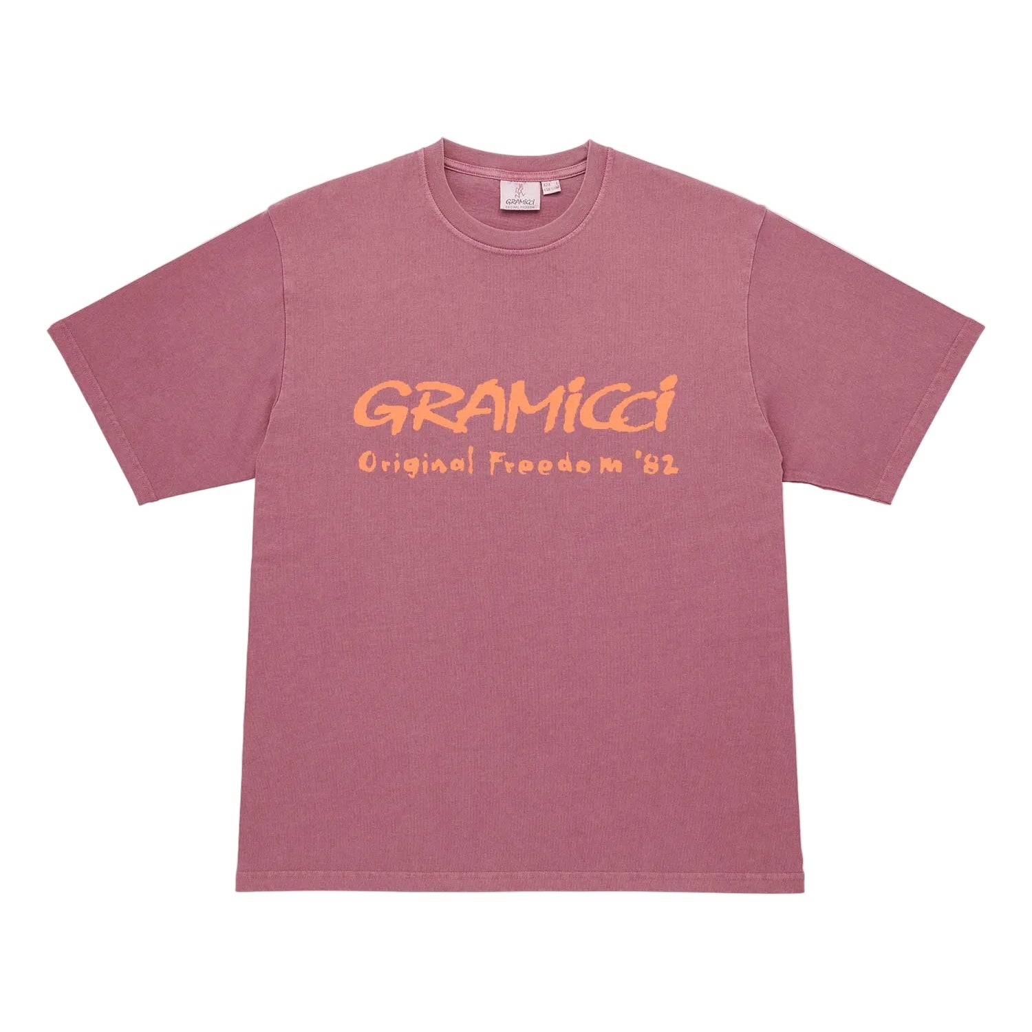 FREEDOM TEE PIGMENT DYED RED PIGMENT