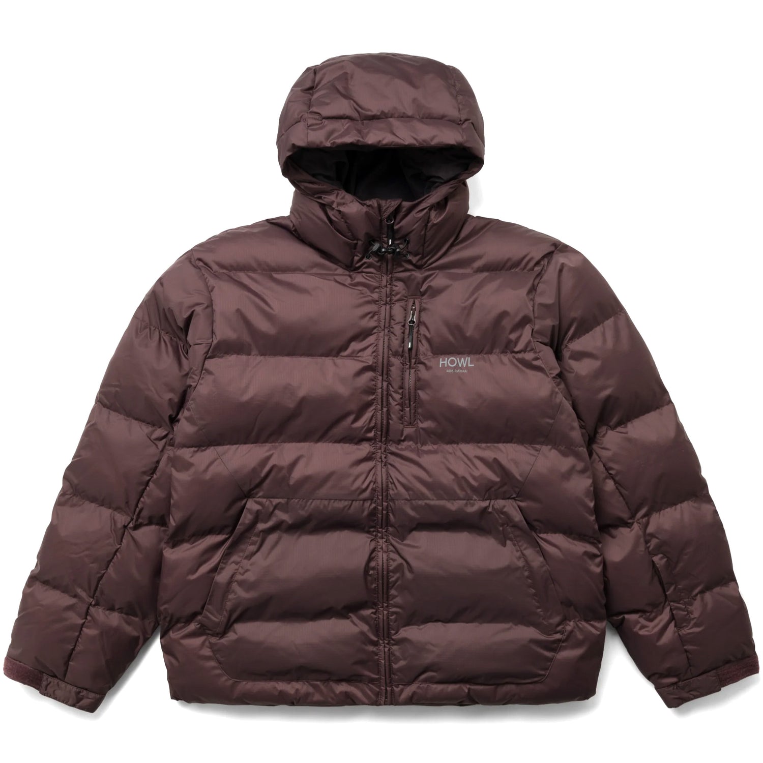 PUFFY JACKET RAISIN
