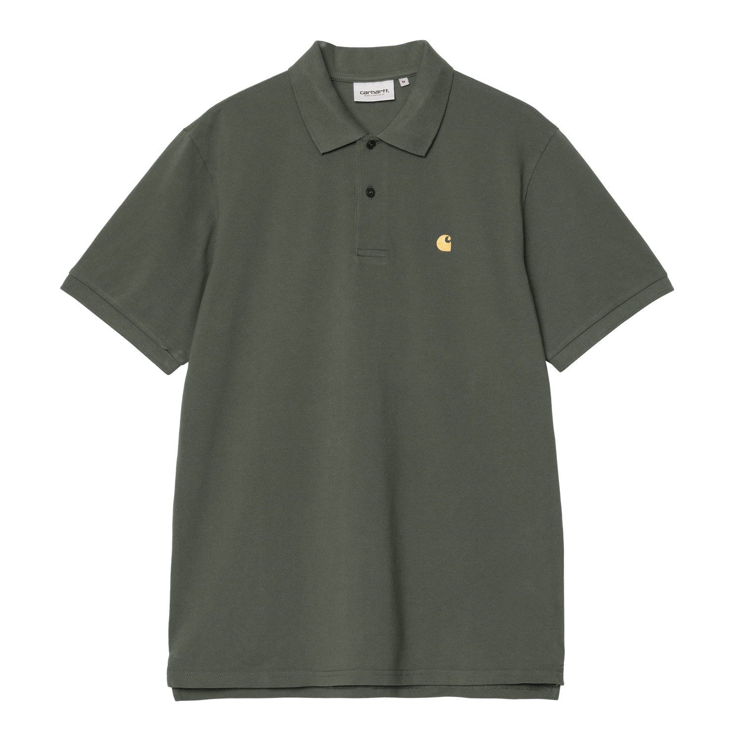 S/S CHASE PIQUE POLO LEAF / GOLD