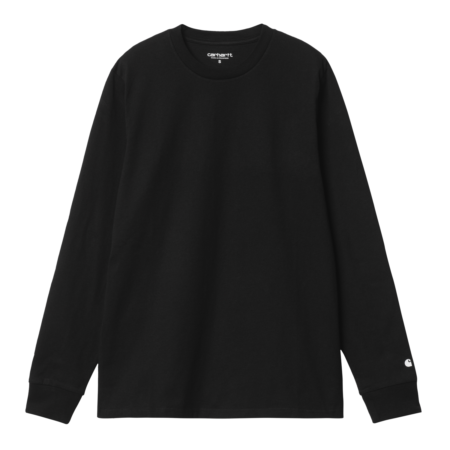L/S BASE T-SHIRT BLACK / WHITE