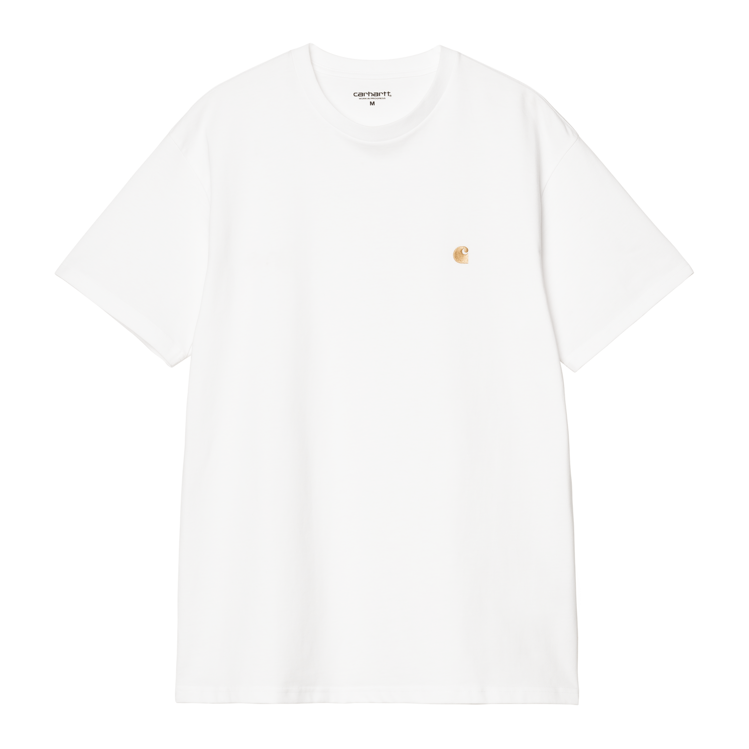S/S CHASE T-SHIRT WHITE / GOLD