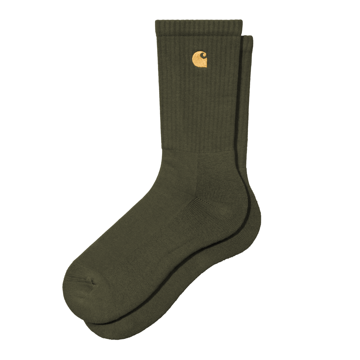 CHASE SOCKS OLIVE / GOLD
