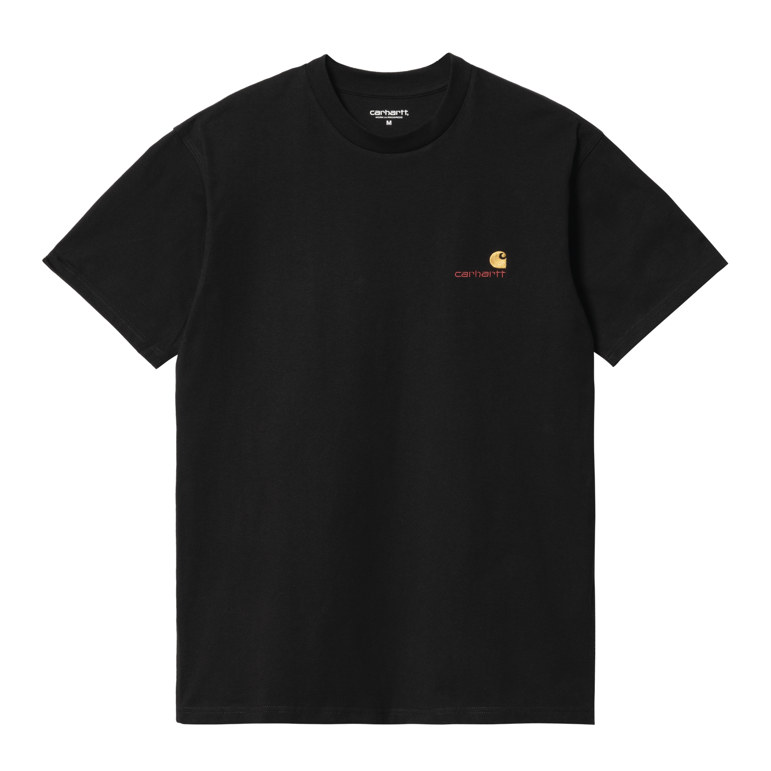 S/S AMERICAN SCRIPT T-SHIRT BLACK