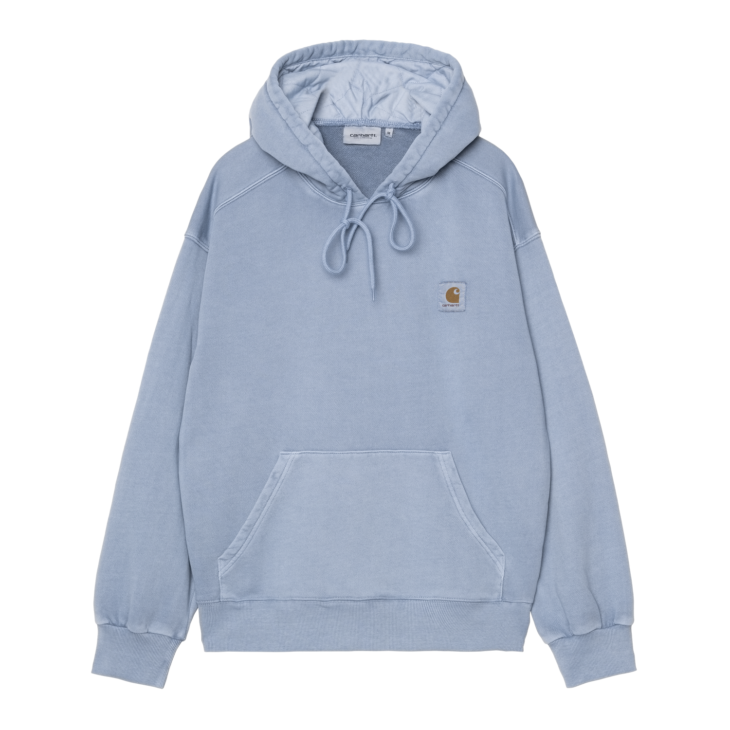 HOODED NELSON SWEAT GENTLE BLUE GARMENT DYED