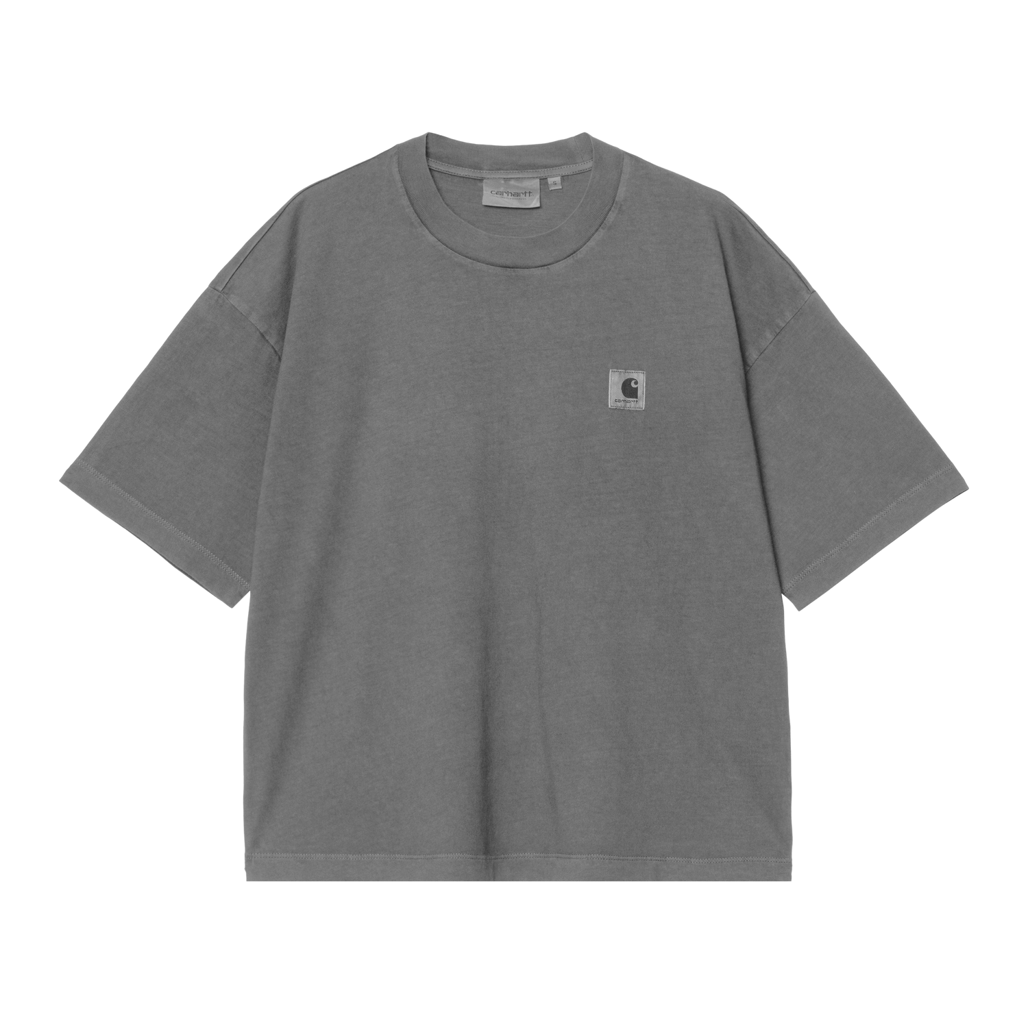 W' S/S NELSON T-SHIRT BLACK GARMENT DYED