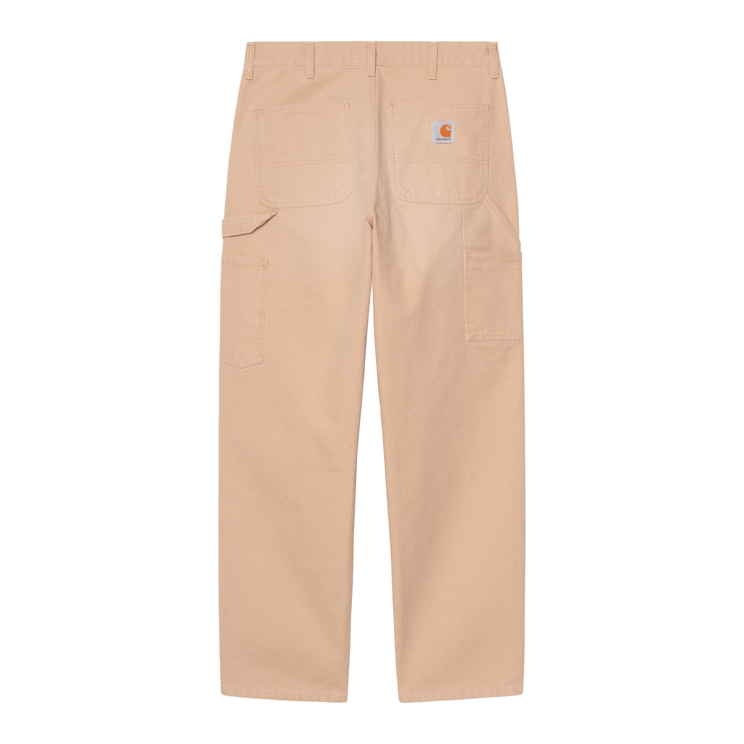 SINGLE KNEE PANT DUSTY H BROWN STONE CANVAS