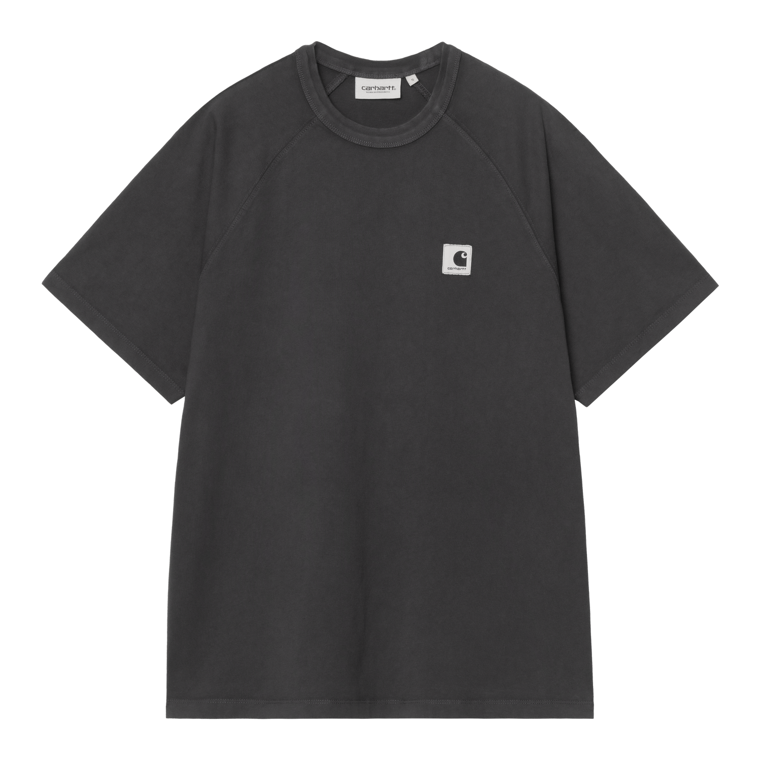 W’ S/S HUDSON T-SHIRT BLACK CHALK WASH