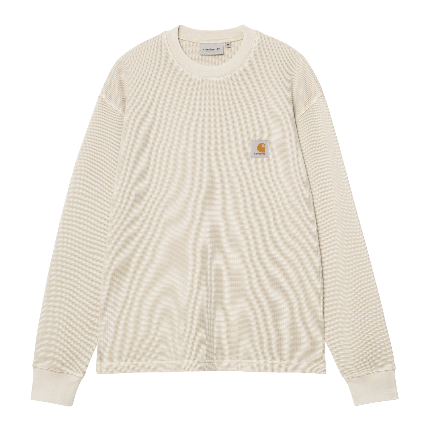 L/S VISTA WAFFLE T-SHIRT FLEUR DE SEL GARMENT DYED
