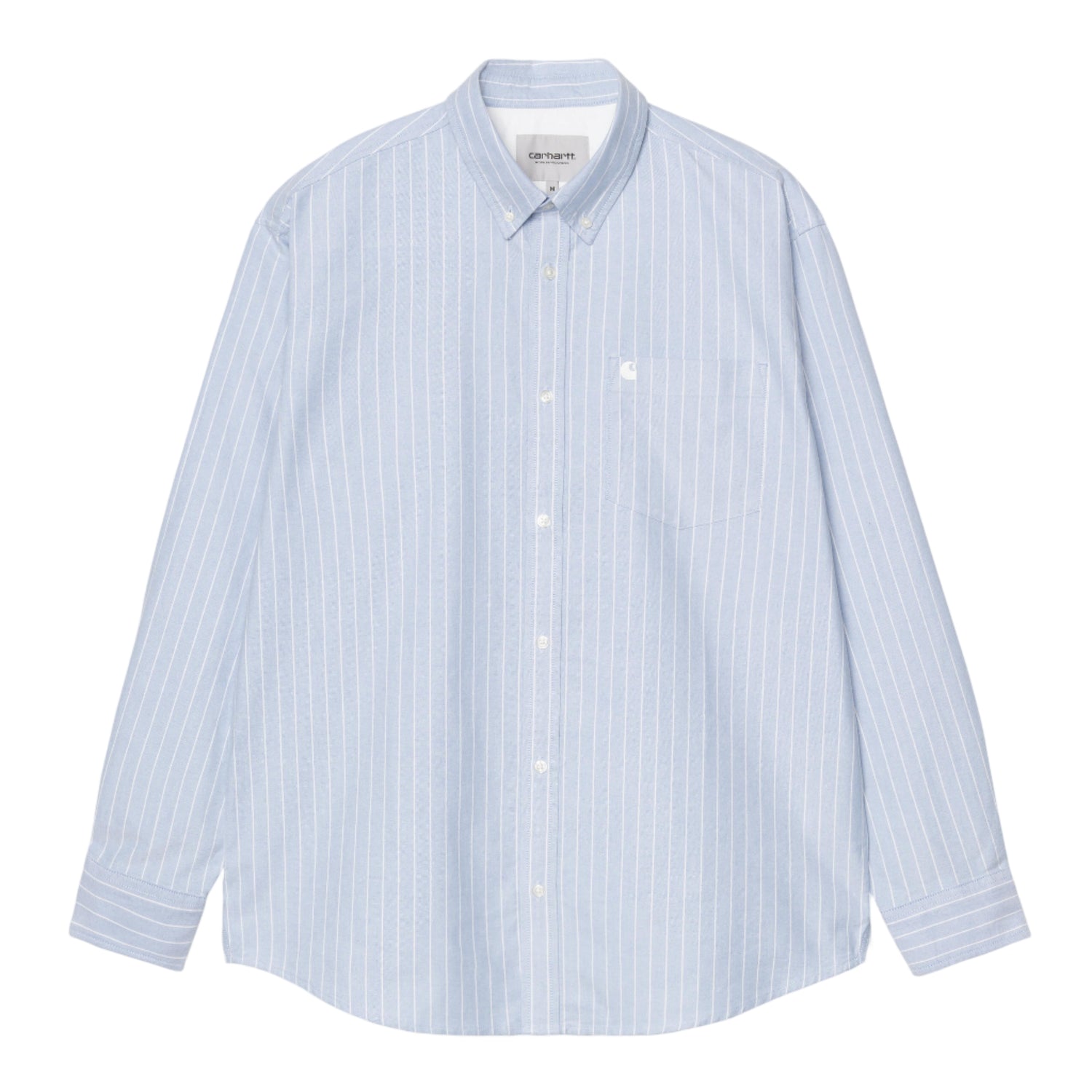 L/S CASSEL SHIRT CASSEL STRIPE BLEACH / WHITE