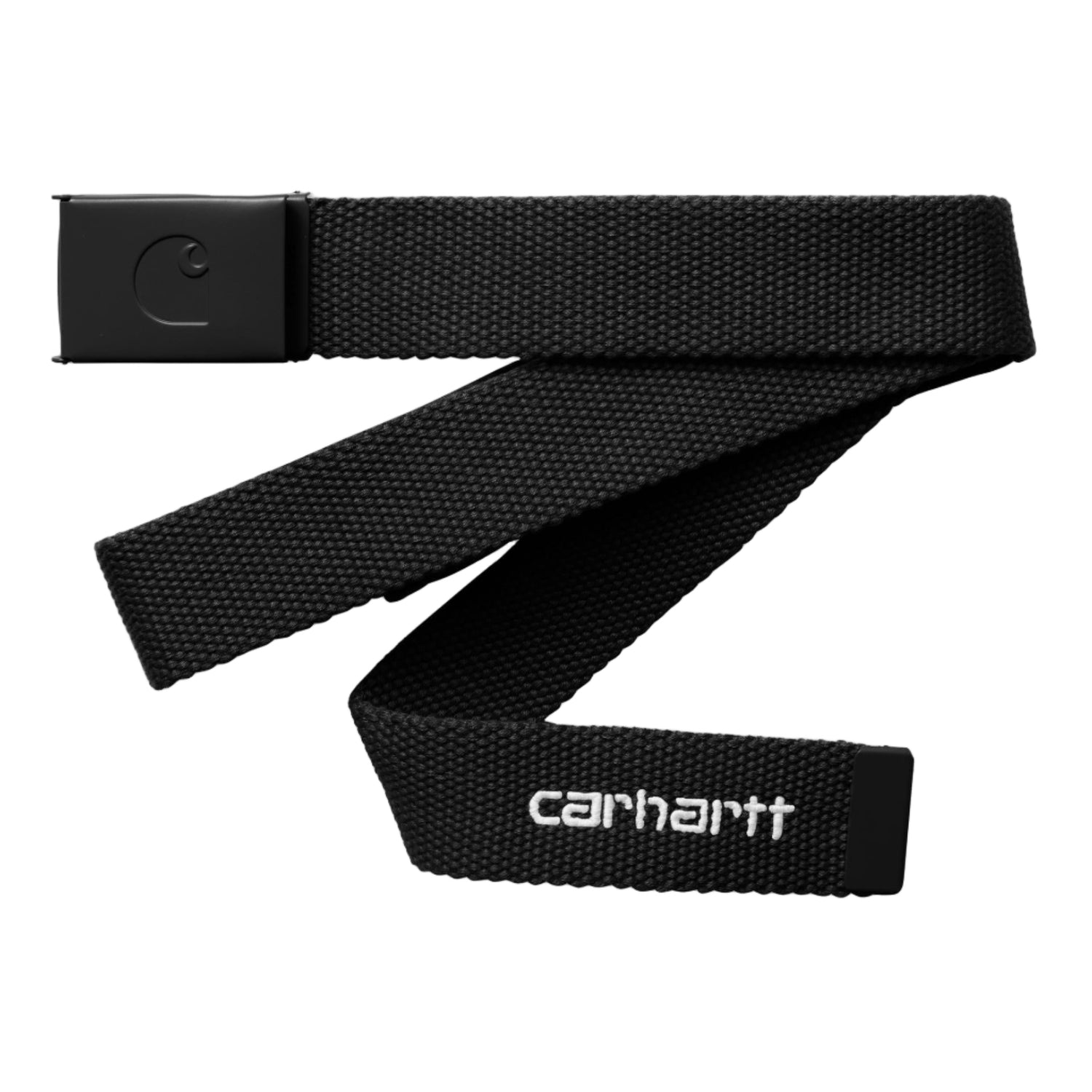 C-LOGO BELT TONAL BLACK / WHITE