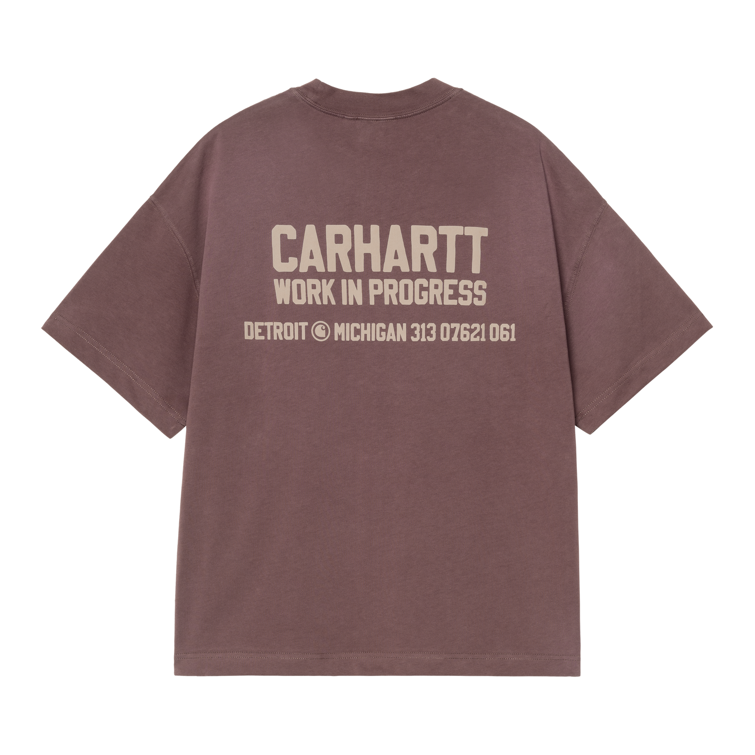 S/S DISTANCE T-SHIRT PALISANDER STONE DYED