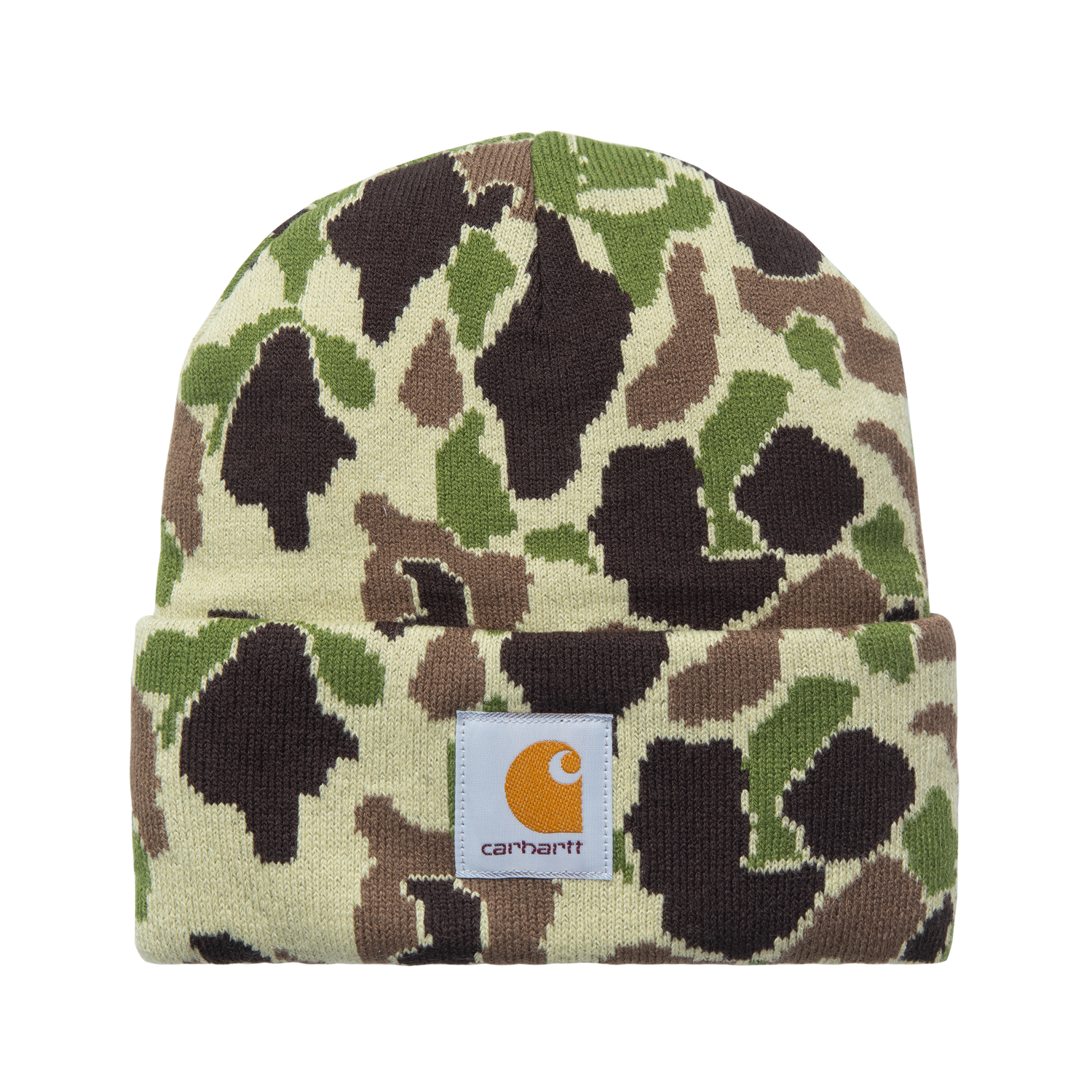 CAMO DUCK BEANIE CAMO DUCK JACQUARD / GREEN