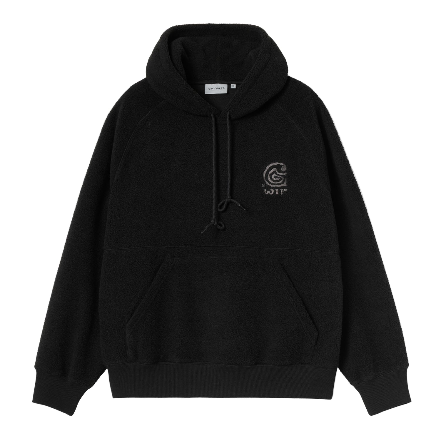 HOODED HELIX SWEAT BLACK / PORPHYRY
