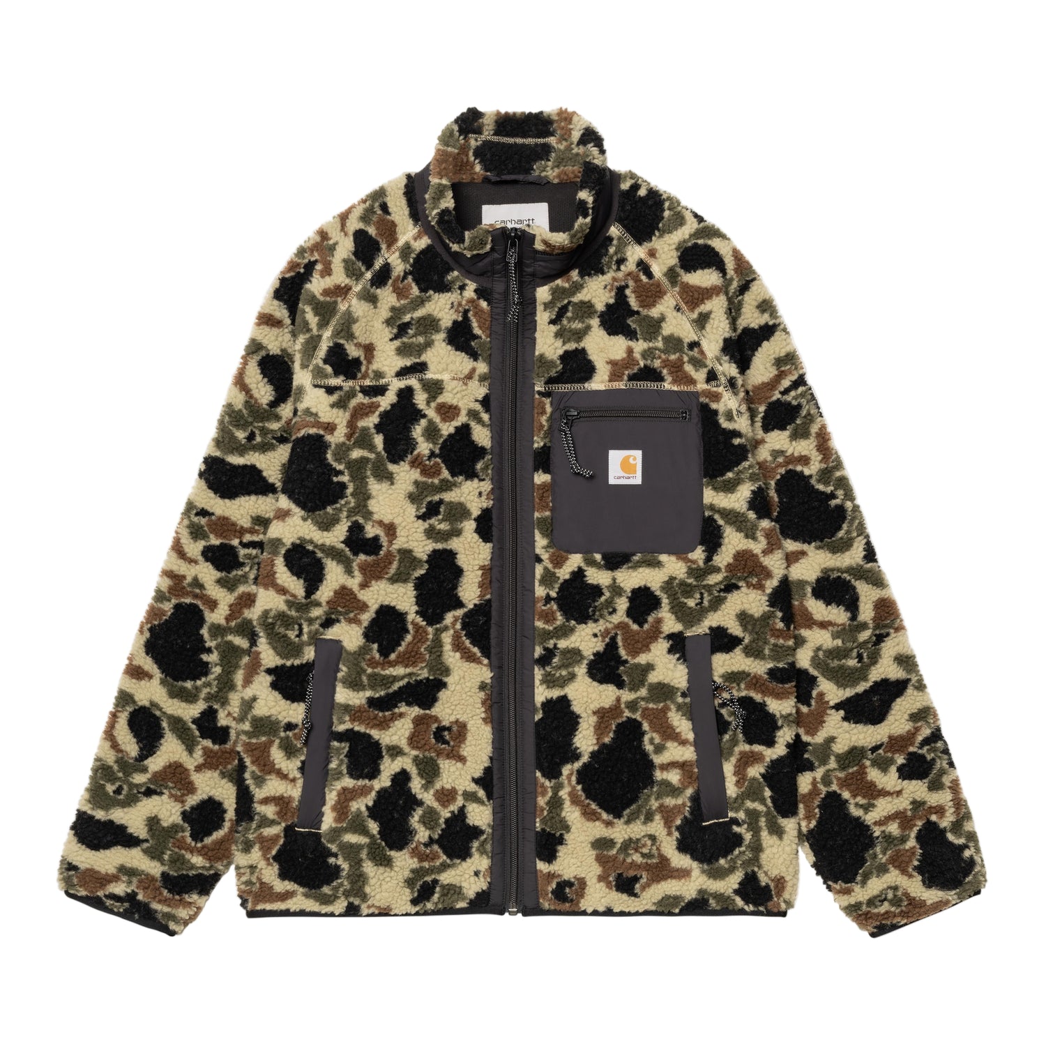 PRENTIS LINER CAMO DUCK JACQUARD GREEN / BLACK