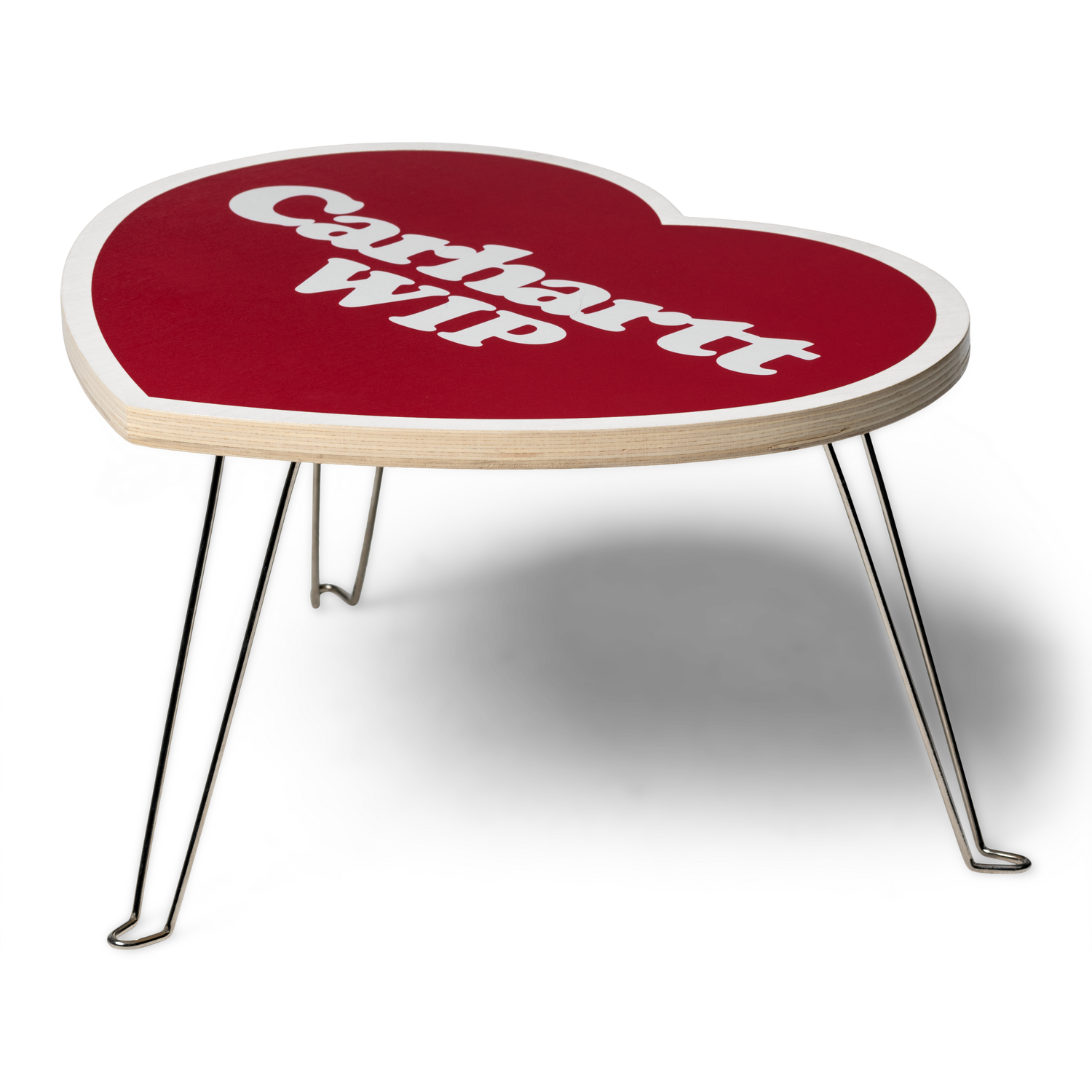 HEART FOLDING TABLE SCARLET / WHITE