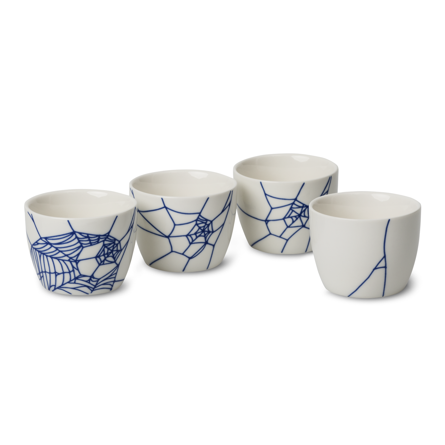 THEORY AND PRACTICE SOBA CUP SET WHITE / BLUE