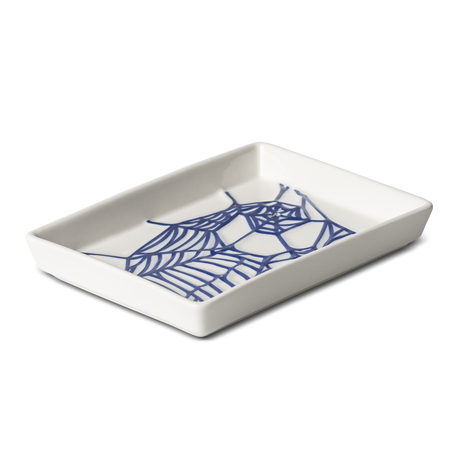 THEORY AND PRACTICE INCENSE TRAY WHITE / BLUE