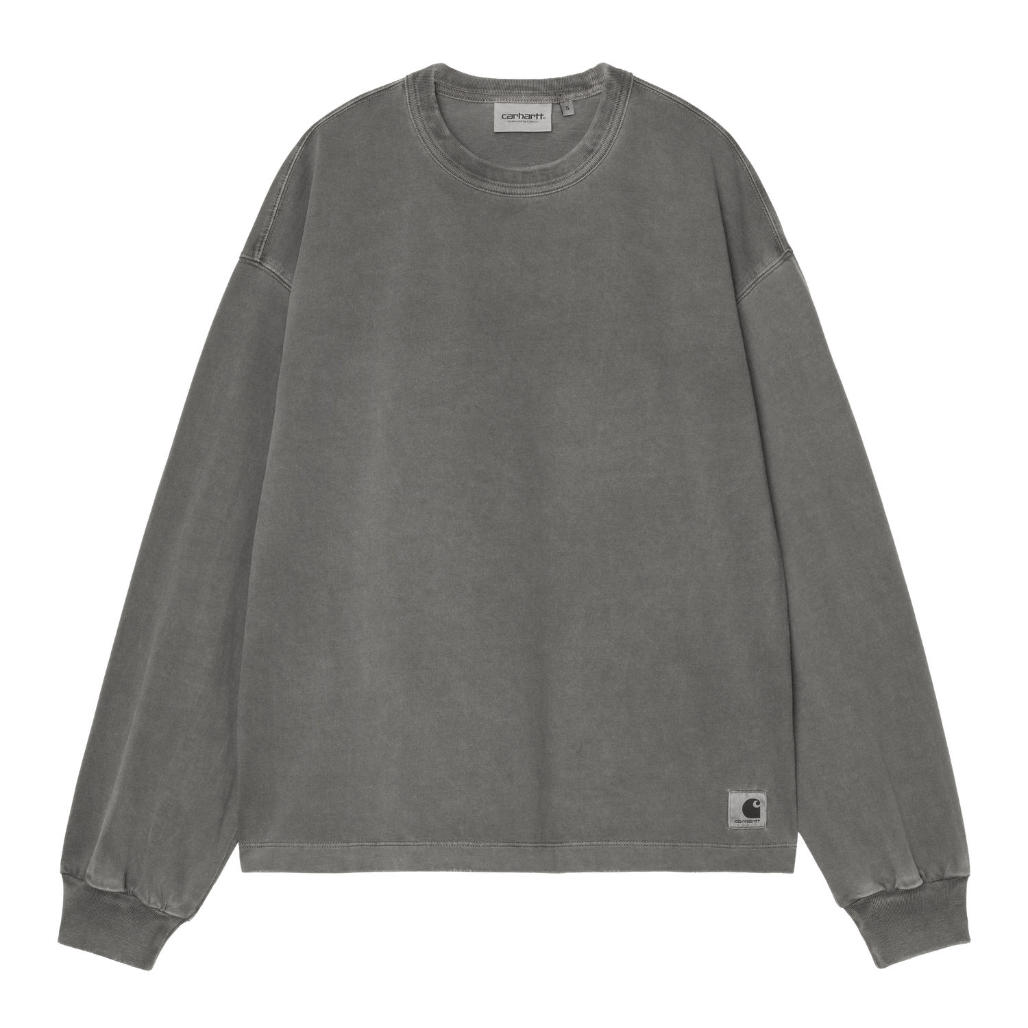W' L/S TORION T-SHIRT BLACK GRIND WASH