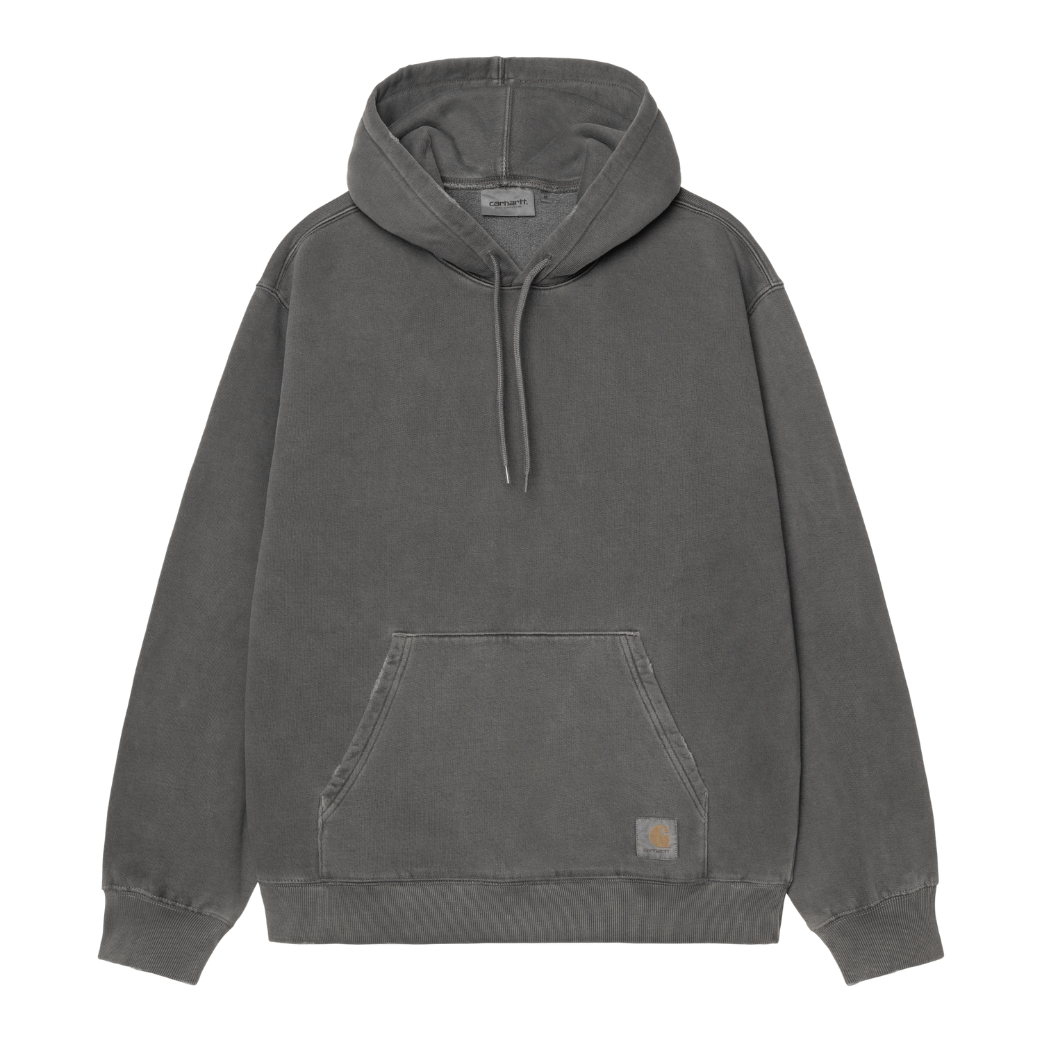 HOODED TORION SWEAT BLACK GRIND WASH