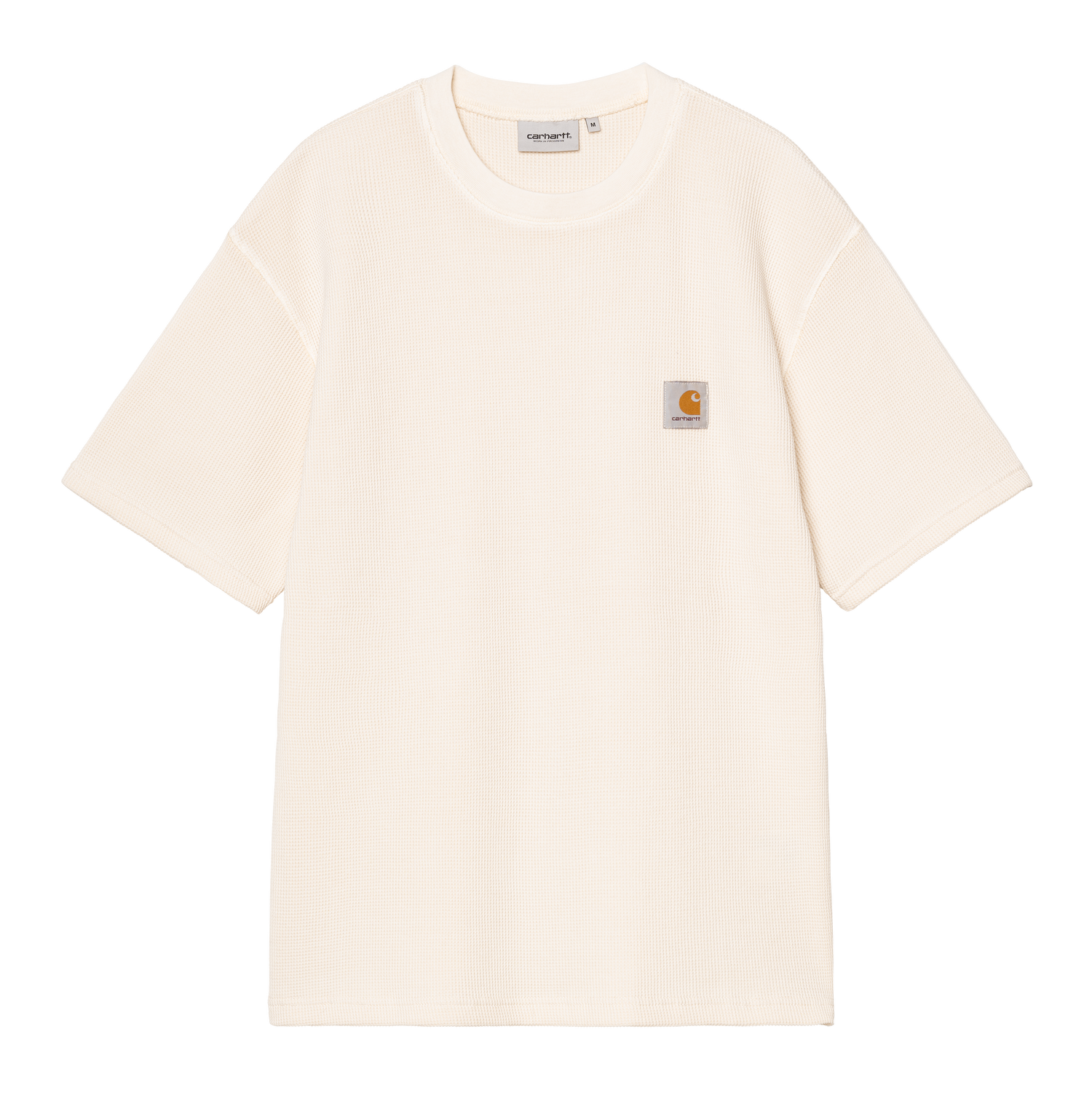 S/S NELSON WAFFLE T-SHIRT NATURAL GARMENT DYED