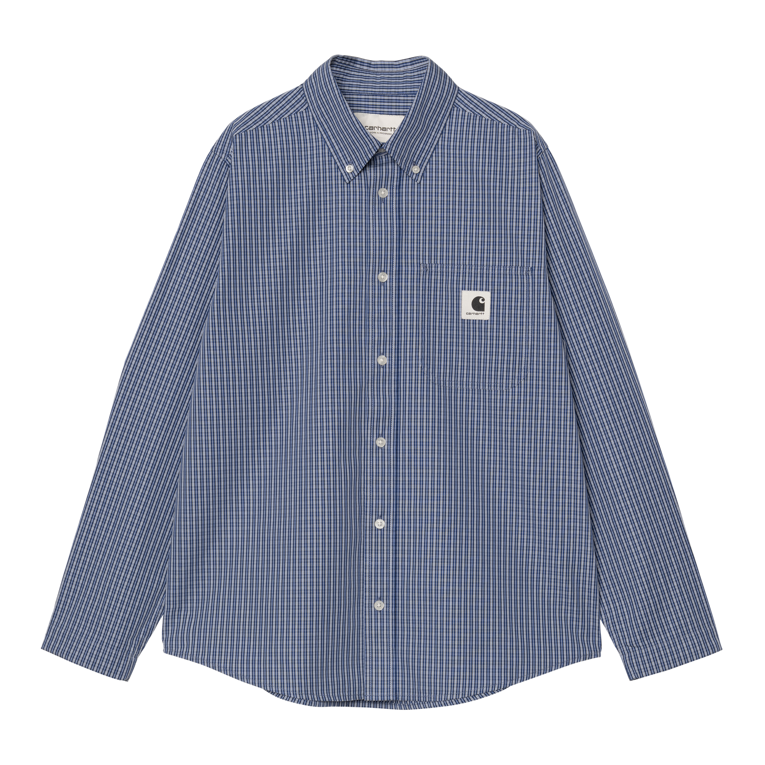 W' L/S GROFF SHIRT GROFF CHECK, BLUE