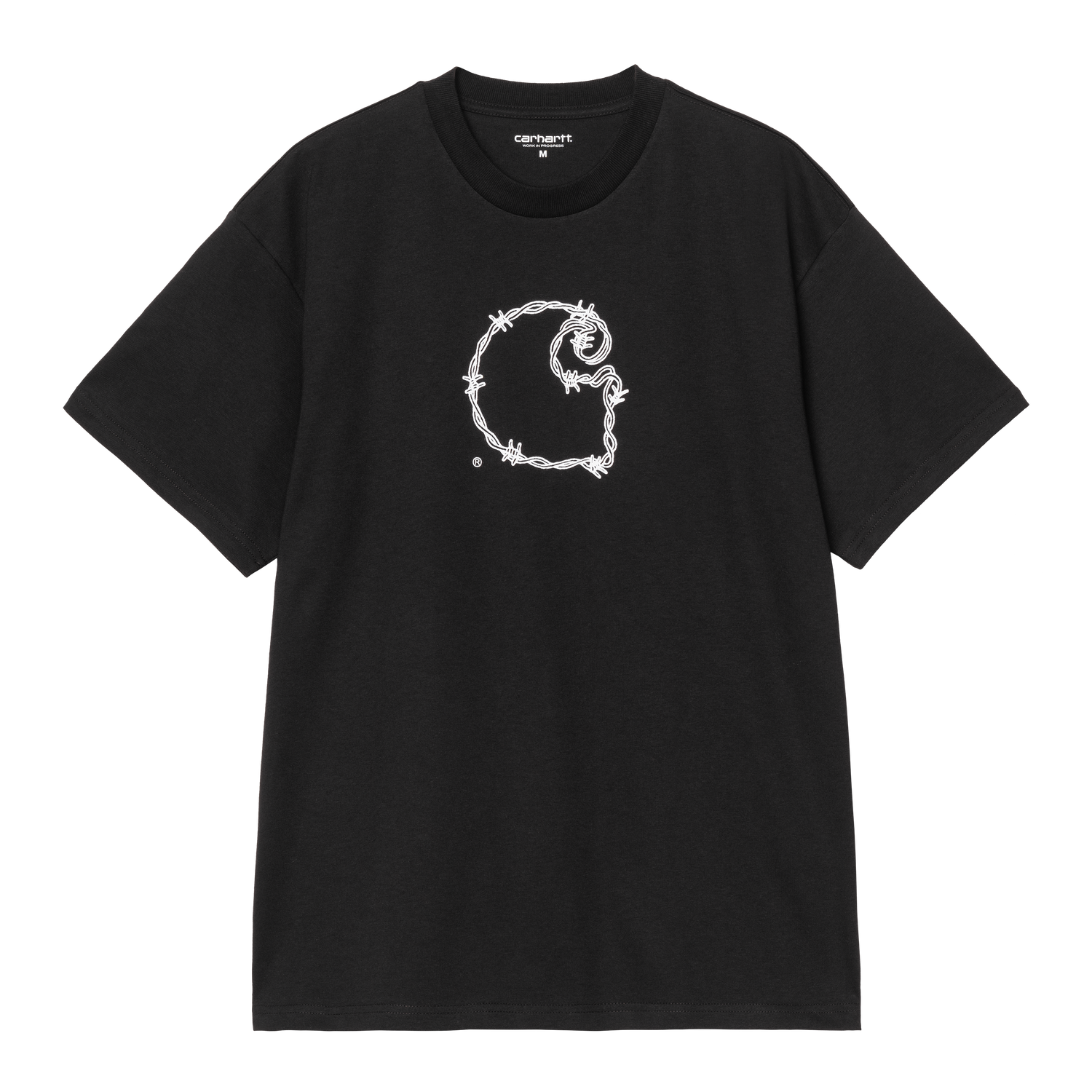 S/S BARBWIRE C T-SHIRT BLACK