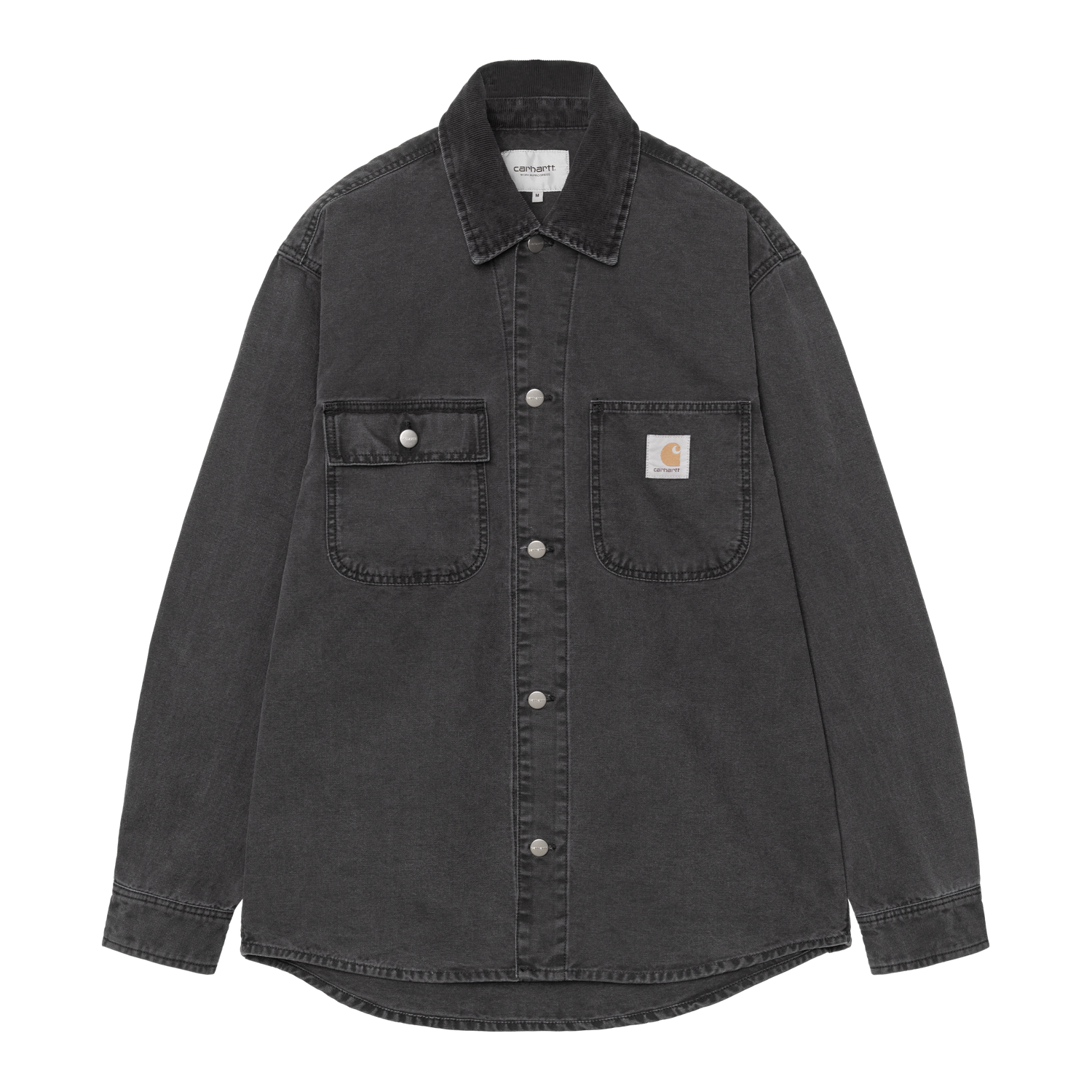 MITCH SHIRT JAC BLACK / BLACK DUSKY CANVAS