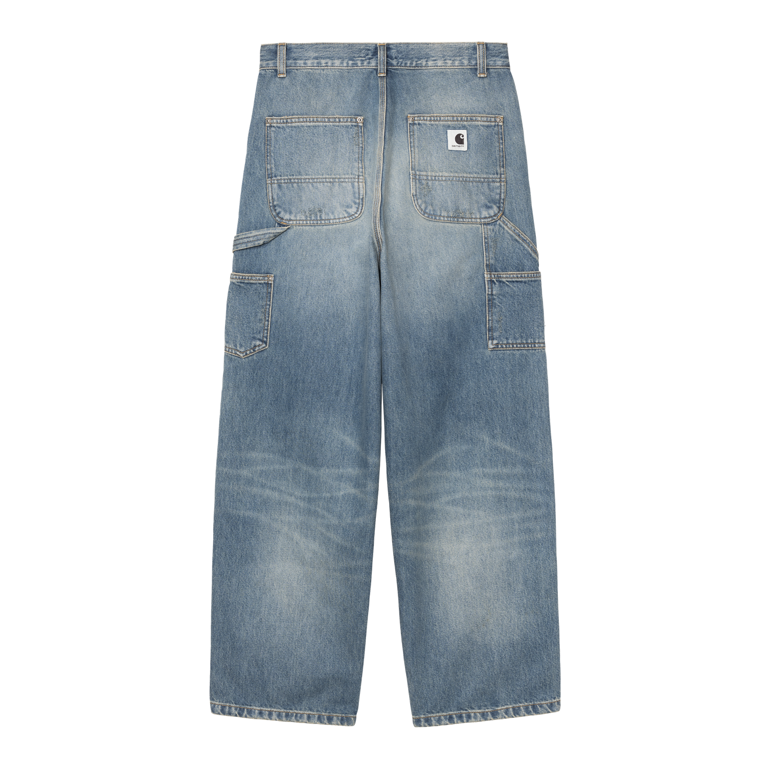 W' BRANDON DOUBLE KNEE PANT BLUE GRIND WASH