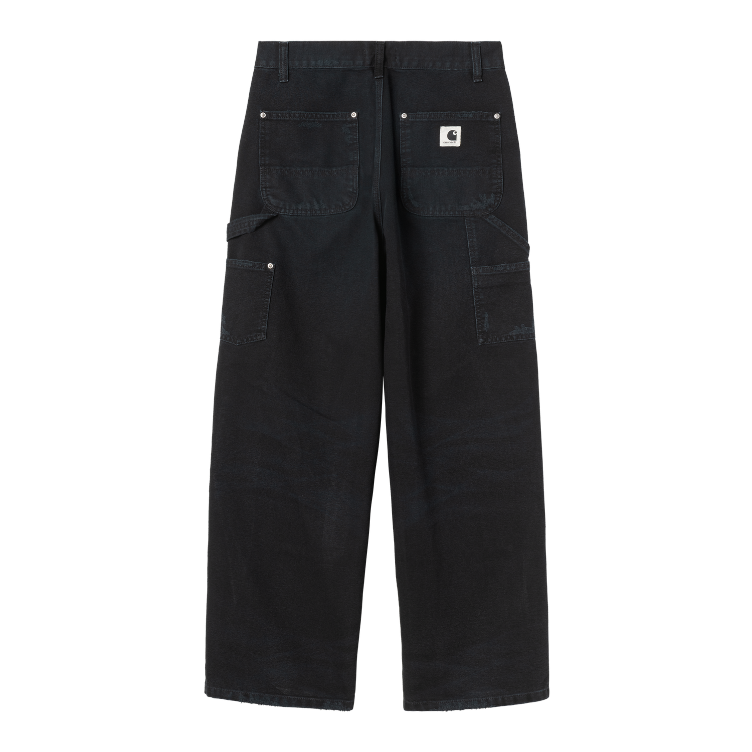 W' BRANDON DOUBLE KNEE PANT BLACK GRIND WASH