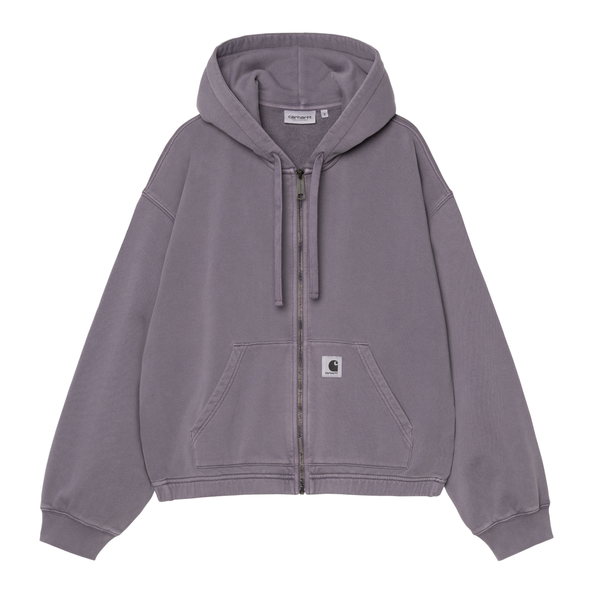 W' HOODED HOGGARD JACKET SHADY PURPLE GARMENT DYED