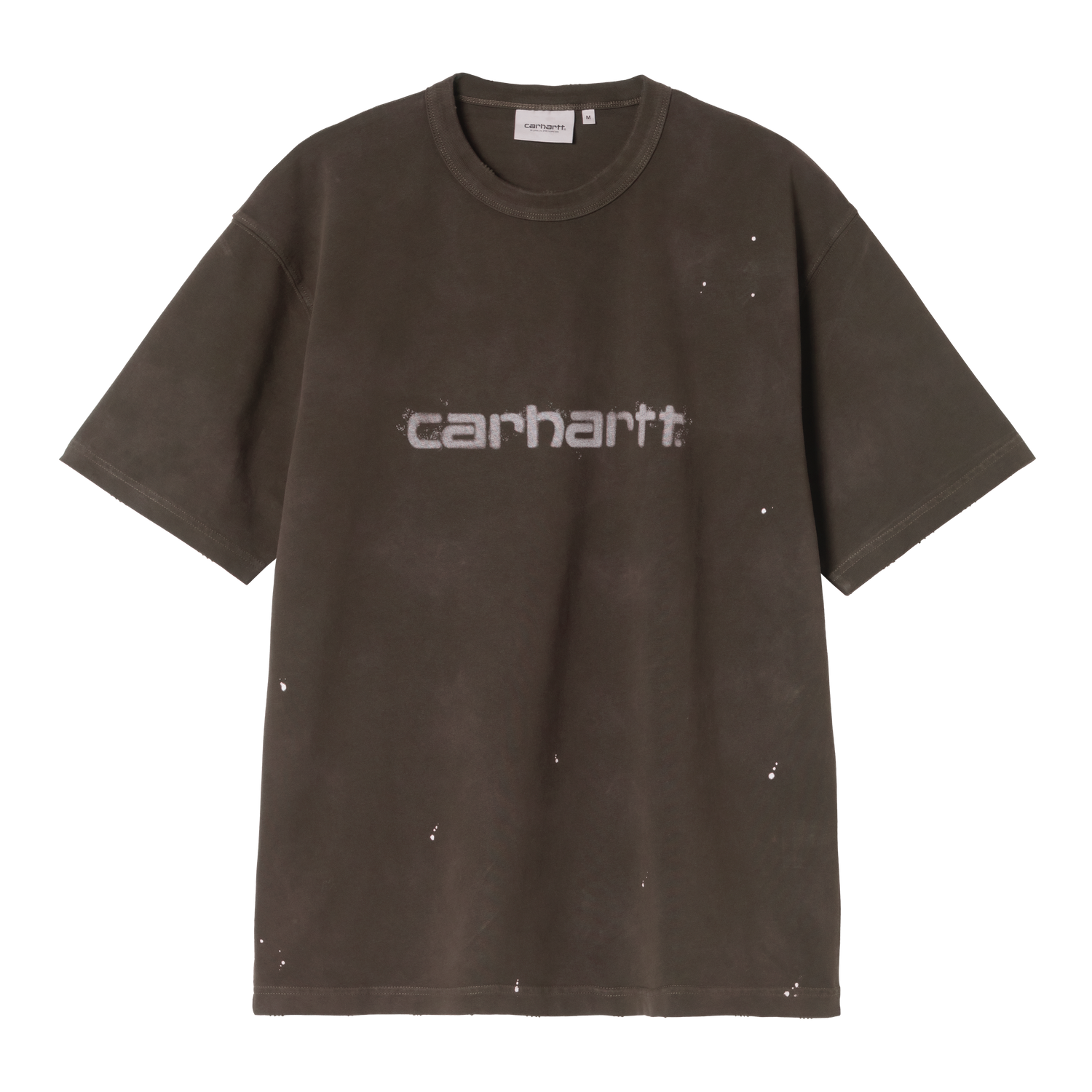 S/S PAINTER T-SHIRT TOBACCO DESTROY WASH SPLATTER