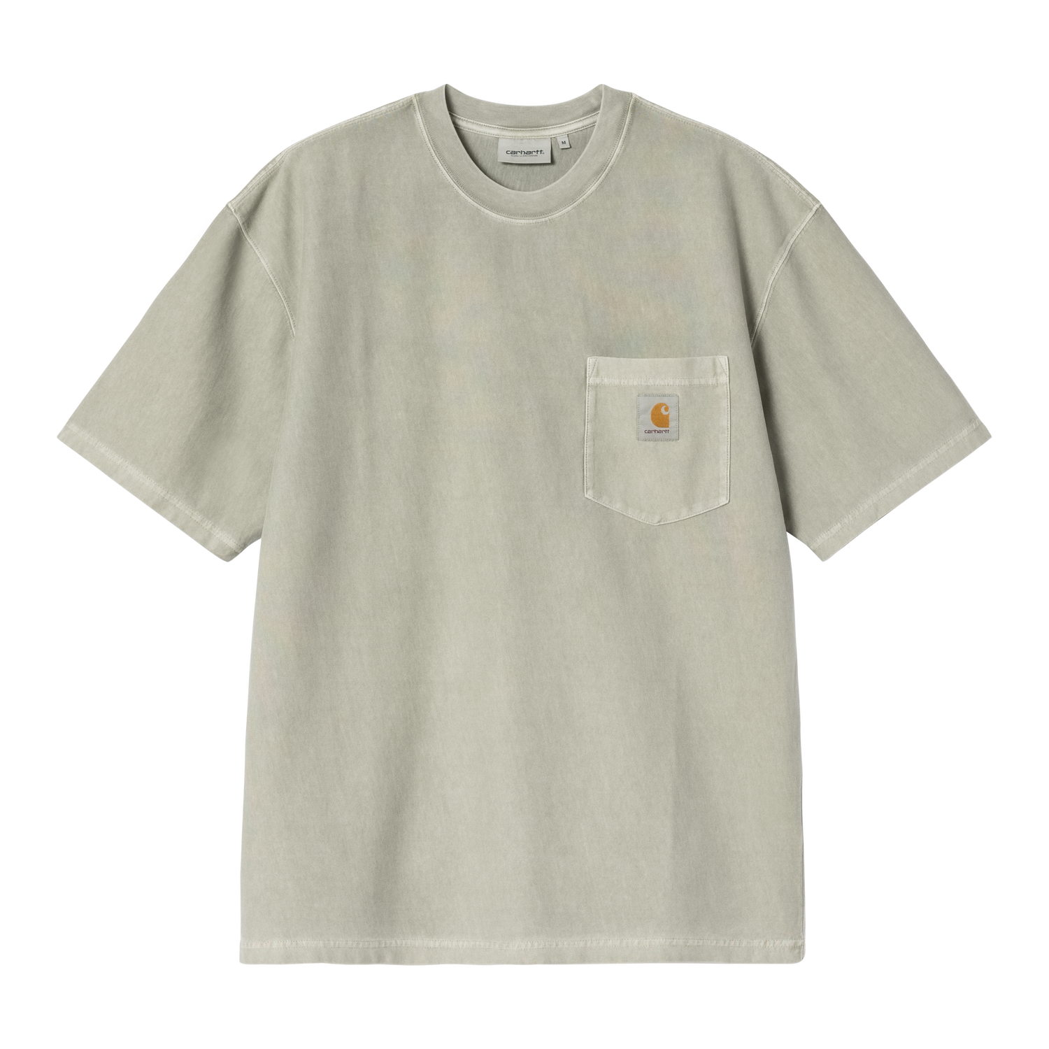 S/S LOOSE POCKET T-SHIRT SHADY GREEN GARMENT DYED