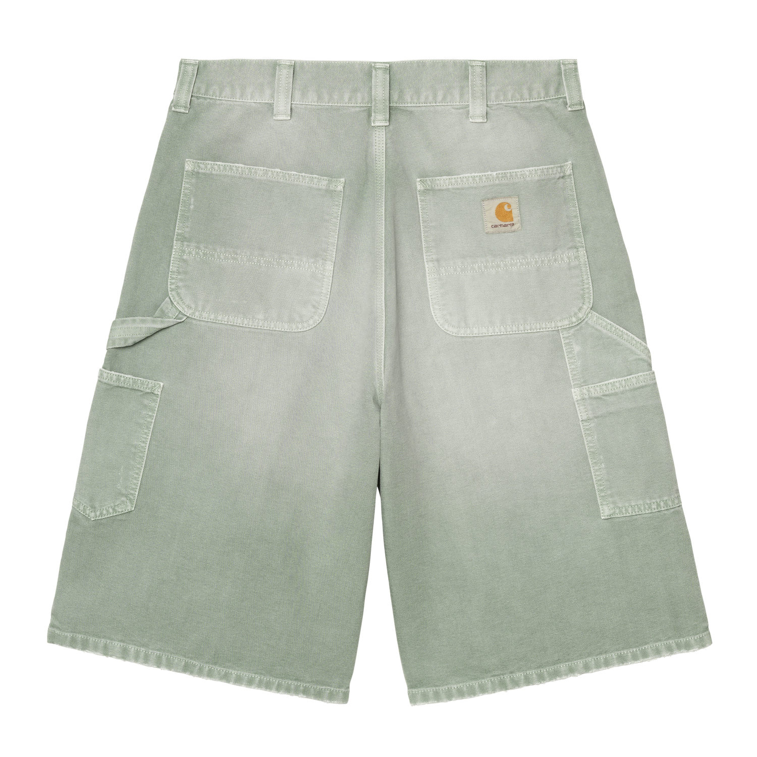 OG DOUBLE KNEE SHORT SHADY GREEN DESTROY WASH