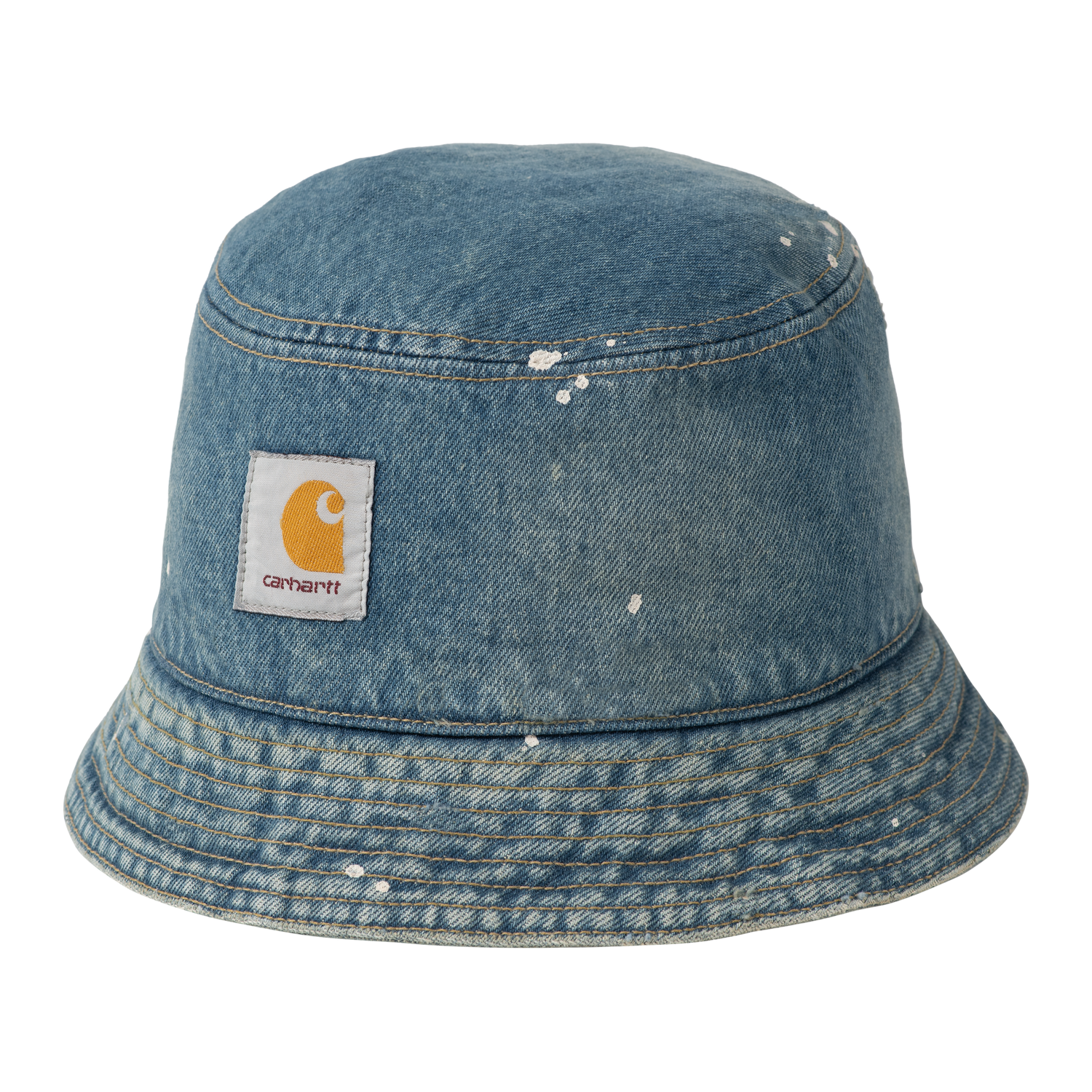BELMAR BUCKET HAT BLUE DESTROY WASH SPLATTER