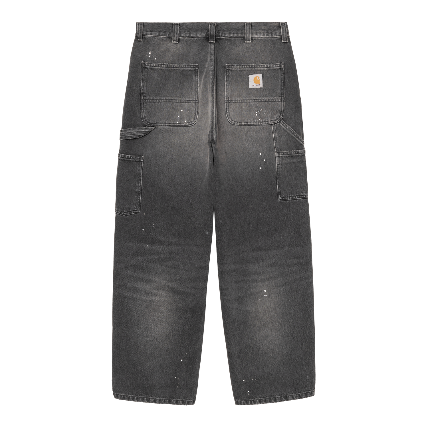 OG SINGLE KNEE PANT BLACK DESTROY WASH SPLATTER