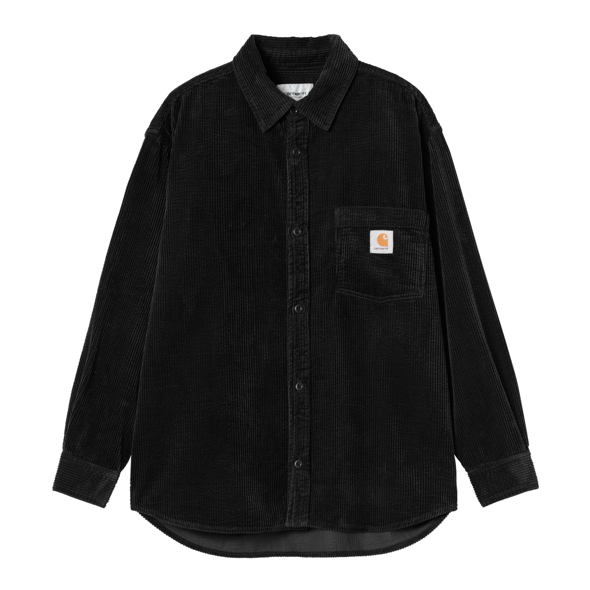 L/S LOYDE SHIRT BLACK RINSED