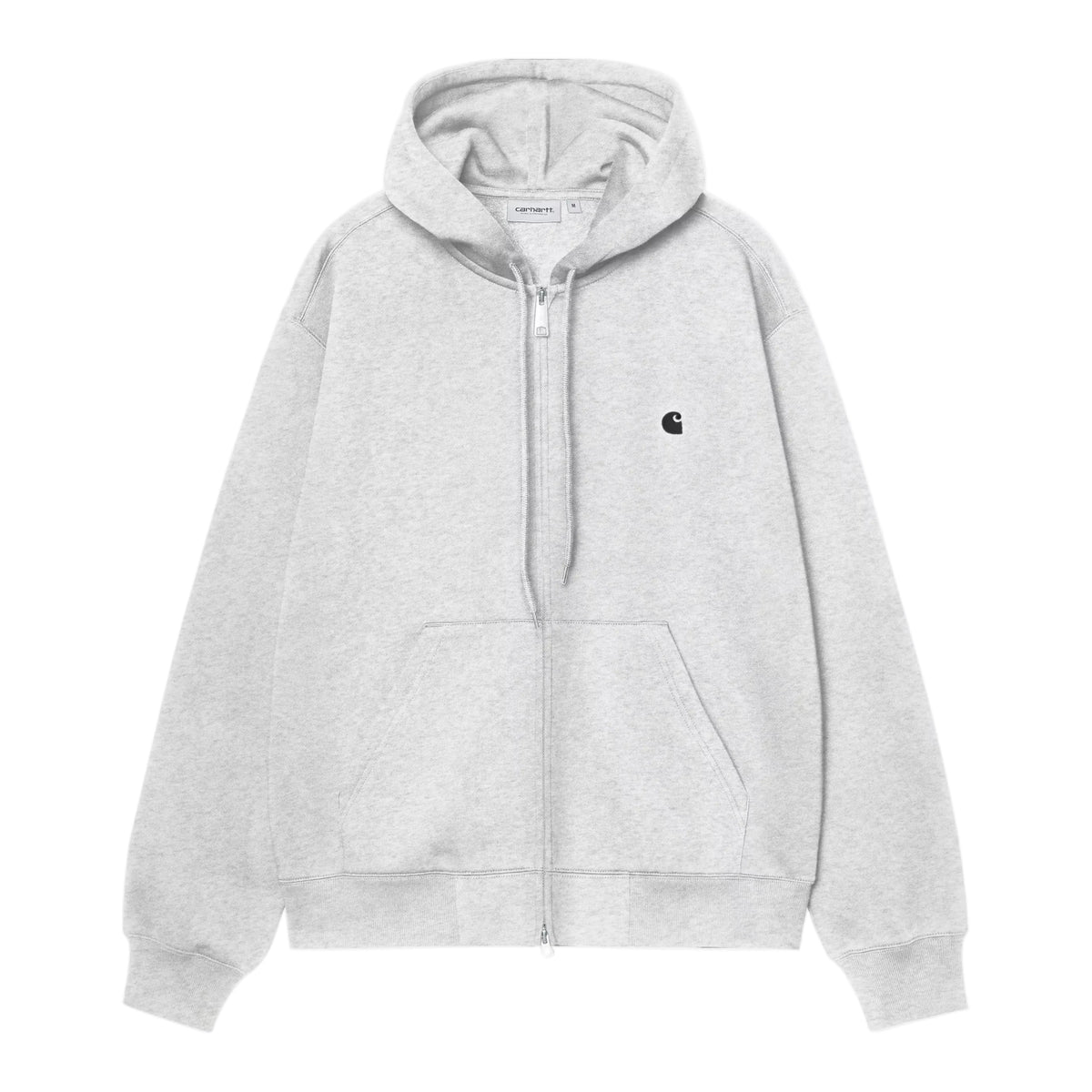 HOODED MACK JACKET ASH HEATHER / BLACK