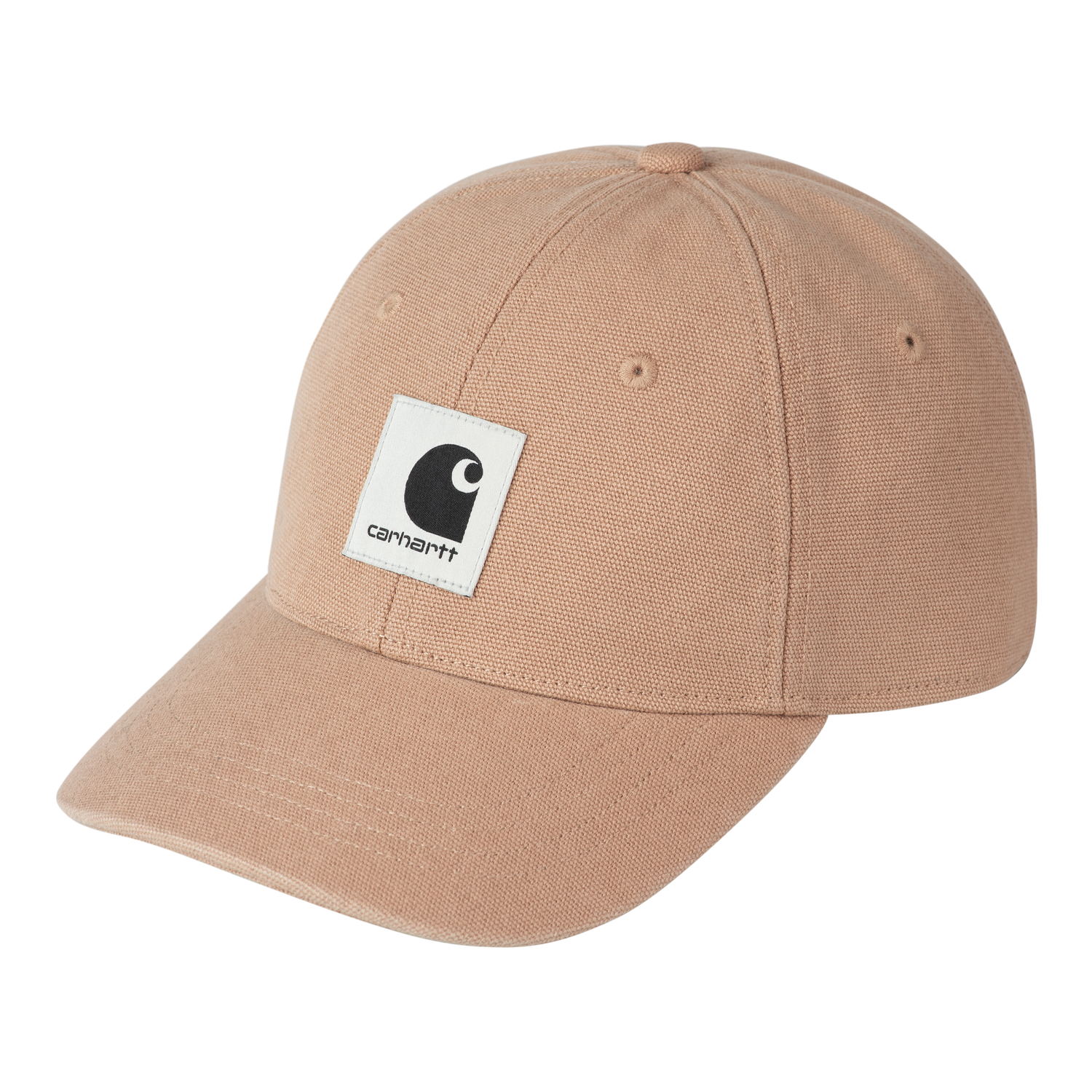 CANVAS CAP DUSTY H BROWN STONE WASHED