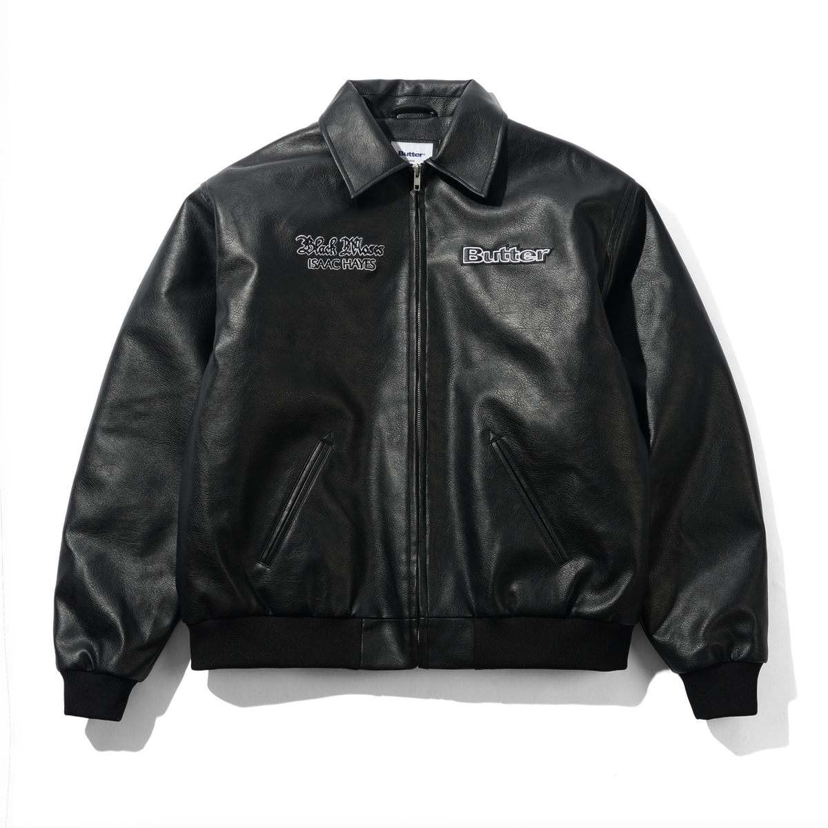 ISAAC HAYES BOMBER JACKET BLACK