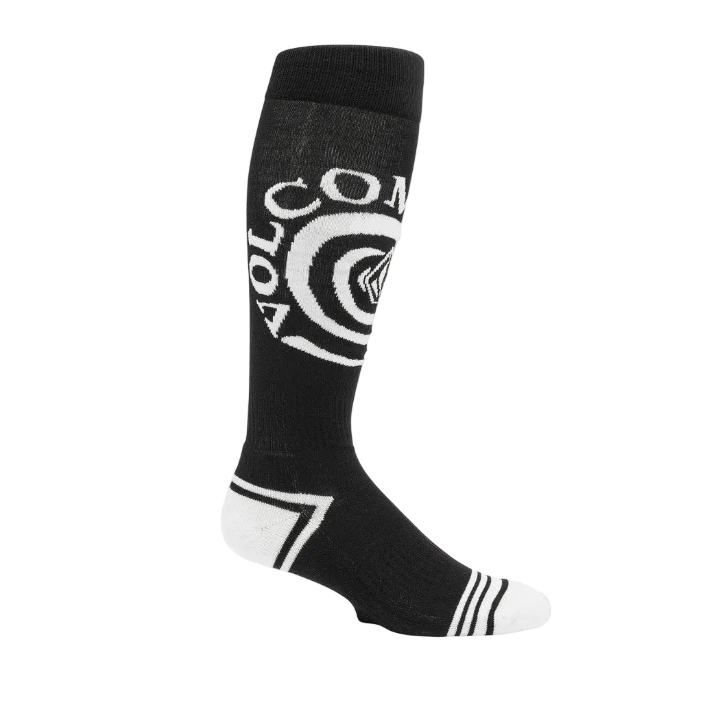SPIRAL OVER-THE-CALF SOCK BLACK