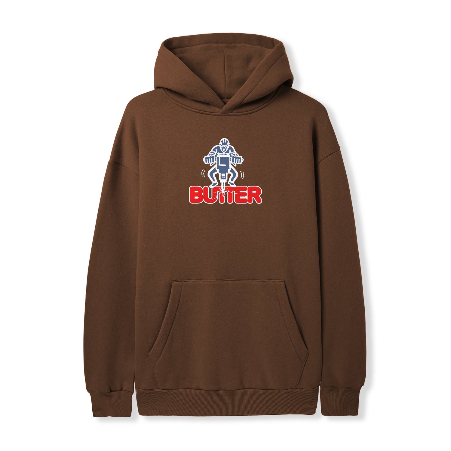 JACK HAMMER PULLOVER HOOD CHOCOLATE