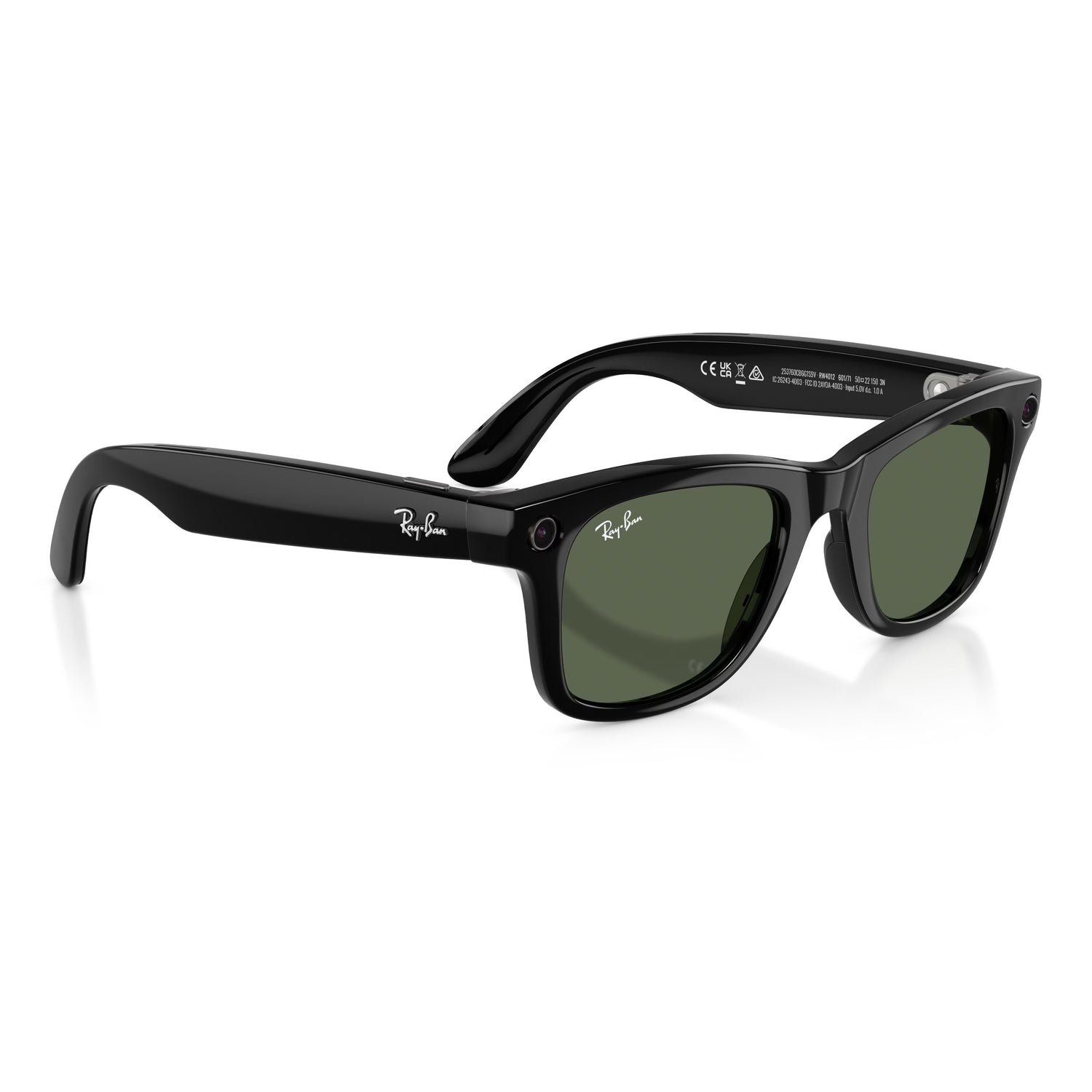 META WAYFARER - GEN 2 SHINY BLACK / G-15 GREEN