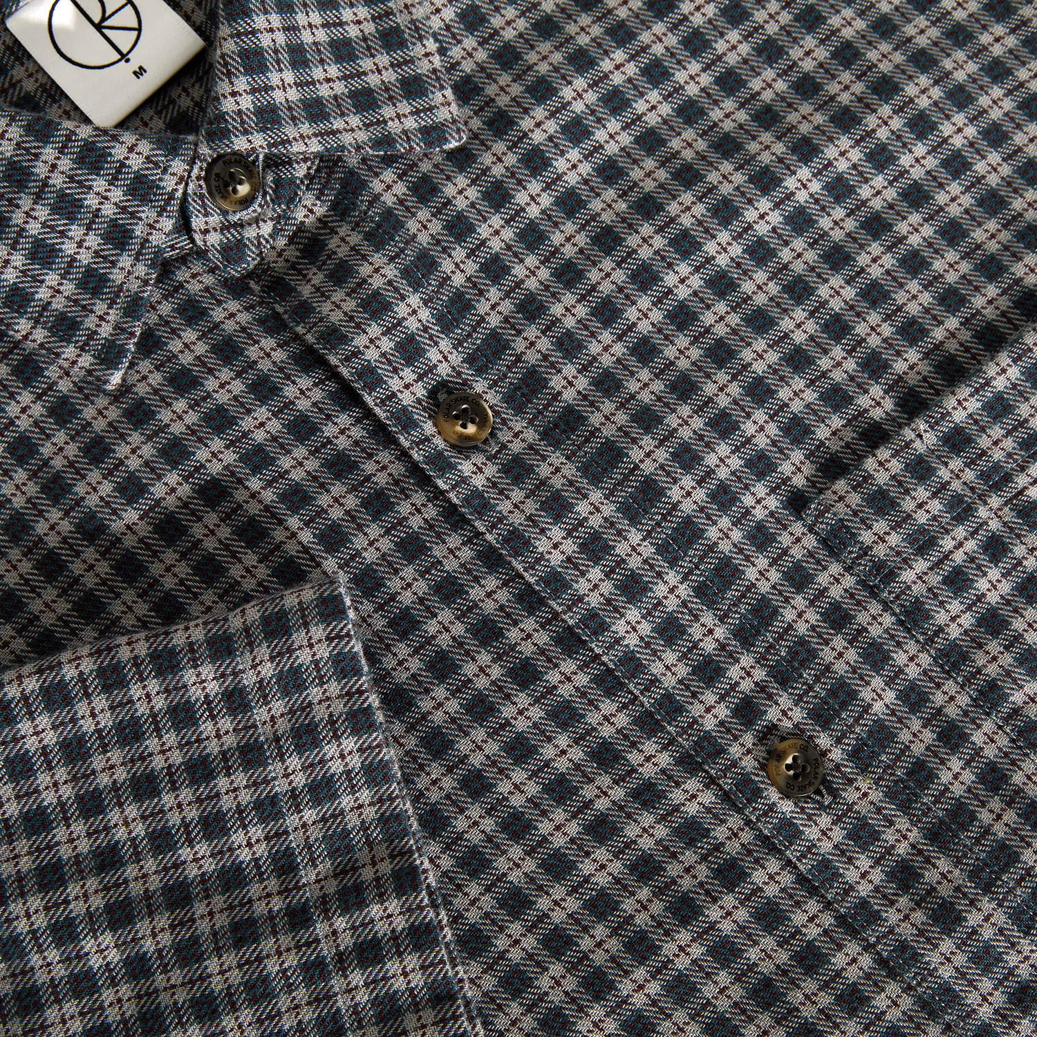 MITCHELL SHIRT PETROL / BORDEAUX