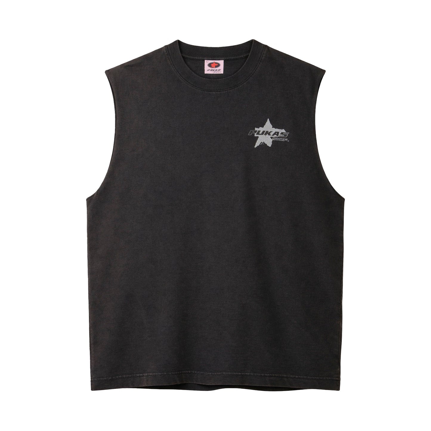 COMP BACK TANK TEE CHARCOAL