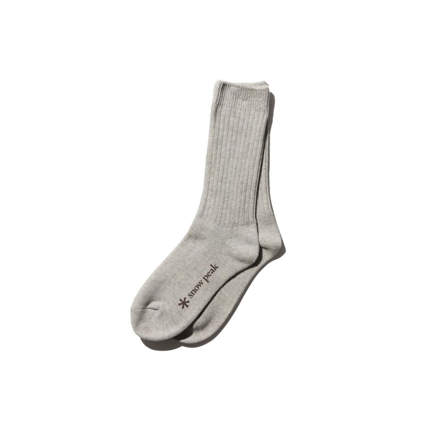 RECYCLED COTTON SOCKS MID GREY