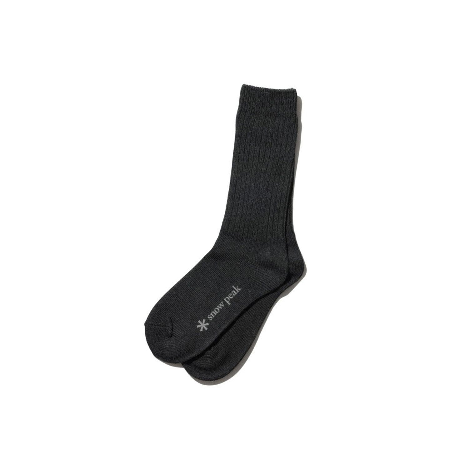 RECYCLED COTTON SOCKS BLACK