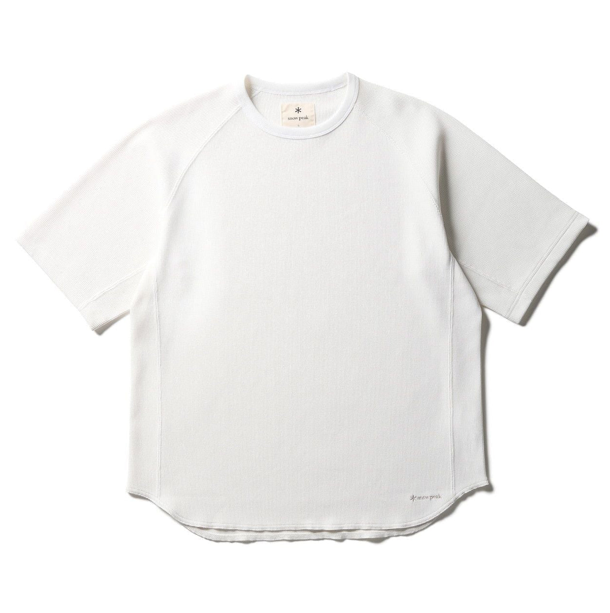 DRY WAFFLE T-SHIRT OFF WHITE
